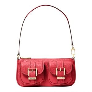 Michael Kors NWT- Zoe Small Leather Convertible Slim Shoulder Bag. Dustbag